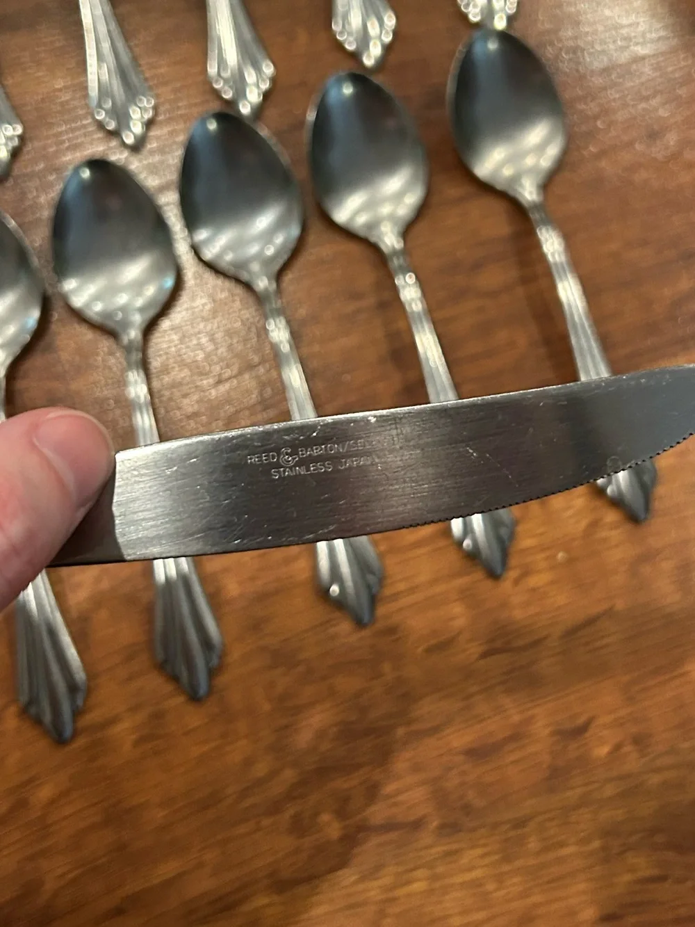 REED & BARTON Select Stainless Steel Flatware 27 Pieces